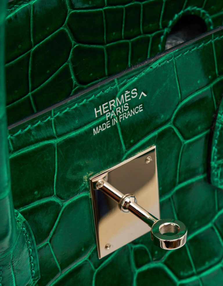 Hermès Birkin 35 Crocodile Porosus Vert Emeraude