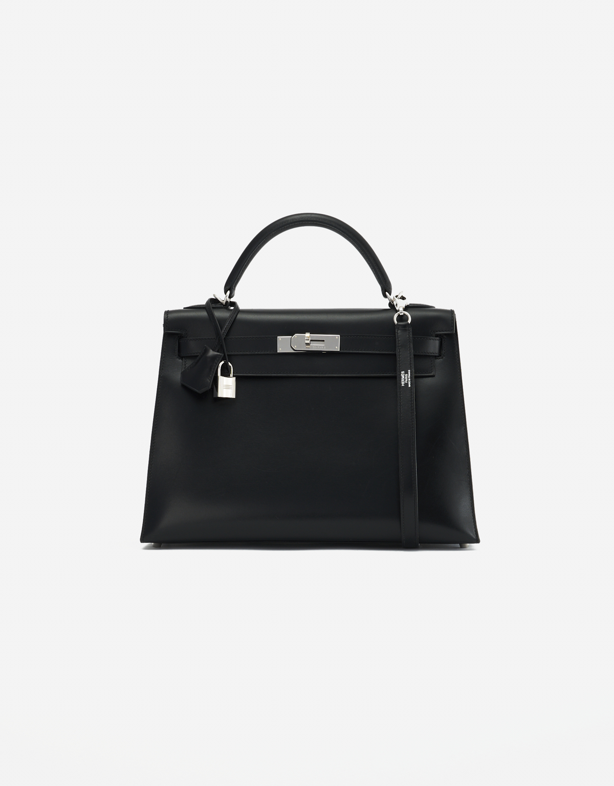 Hermès Kelly 32 Box Black | SACLÀB
