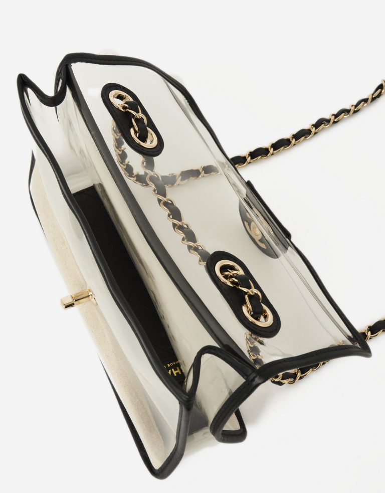 A pre-loved Chanel Timeless Medium PVC 'Sand By The Sea' on SACLÀB