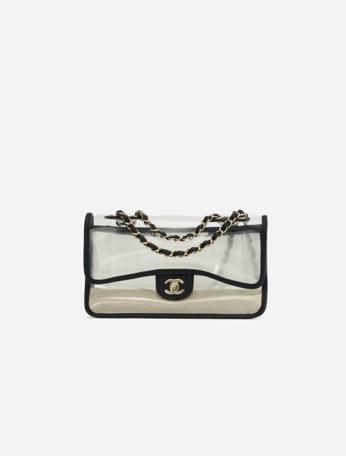 A pre-loved Chanel Timeless Medium PVC 'Sand By The Sea' on SACLÀB