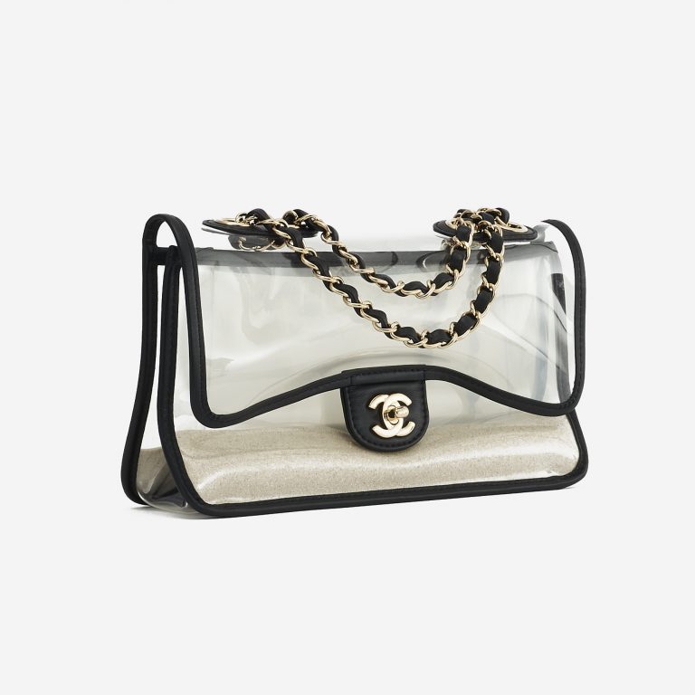 A pre-loved Chanel Timeless Medium PVC 'Sand By The Sea' on SACLÀB