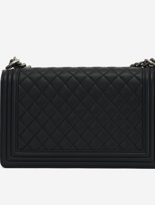 A pre-loved Chanel Boy Medium Caviar Black on SACLÀB