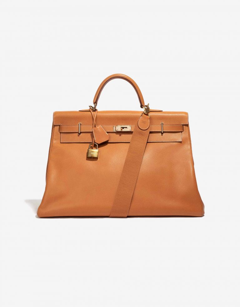 Hermès Kelly 50 Ardennes Natural