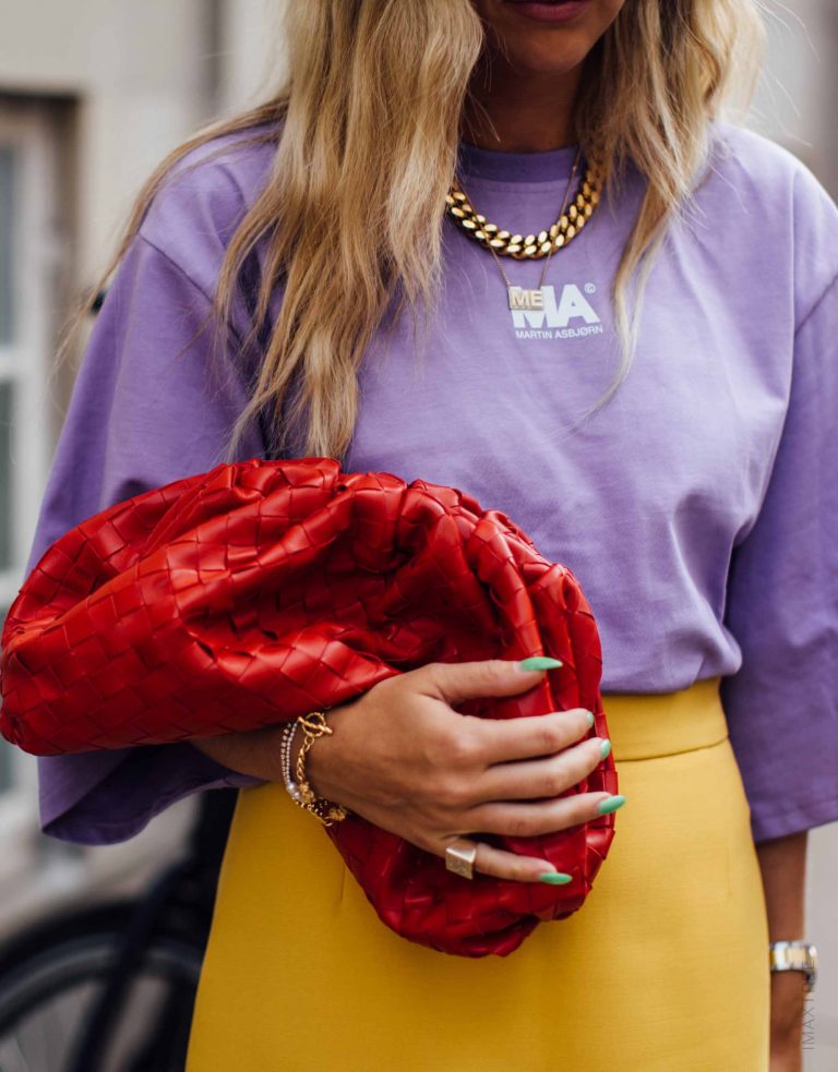 Bottega Veneta Pouch Clutch Streetstyle Copenhagen SACLÀB