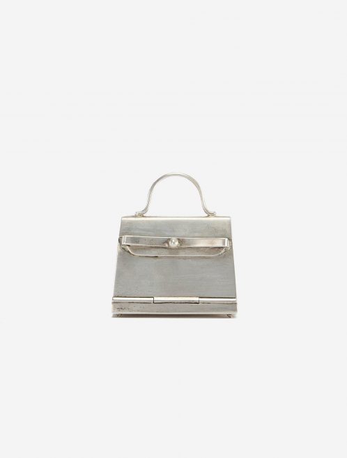 Pre-owned Hermès bag Kelly Sterling Silver Pill Case Silver | Sell your designer bag on Saclab.com
