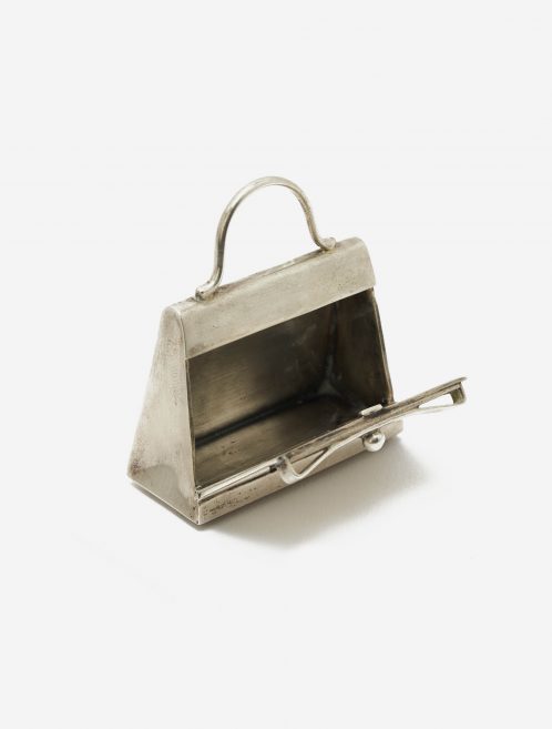 Pre-owned Hermès bag Kelly Sterling Silver Pill Case Silver | Sell your designer bag on Saclab.com