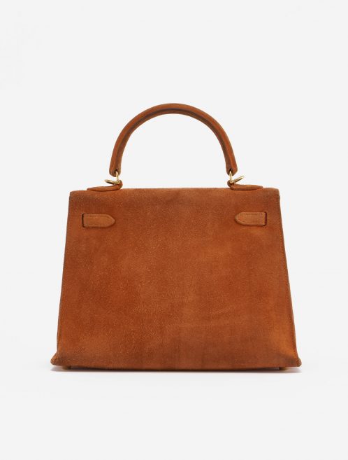 A pre-loved Hermès Kelly 25 Doblis Orange H on SACLÀB