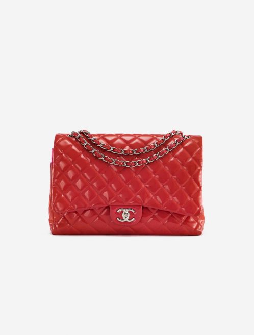 Pre-owned Chanel bag Timeless Maxi Patent Leather Red Red | Sell your designer bag on Saclab.com