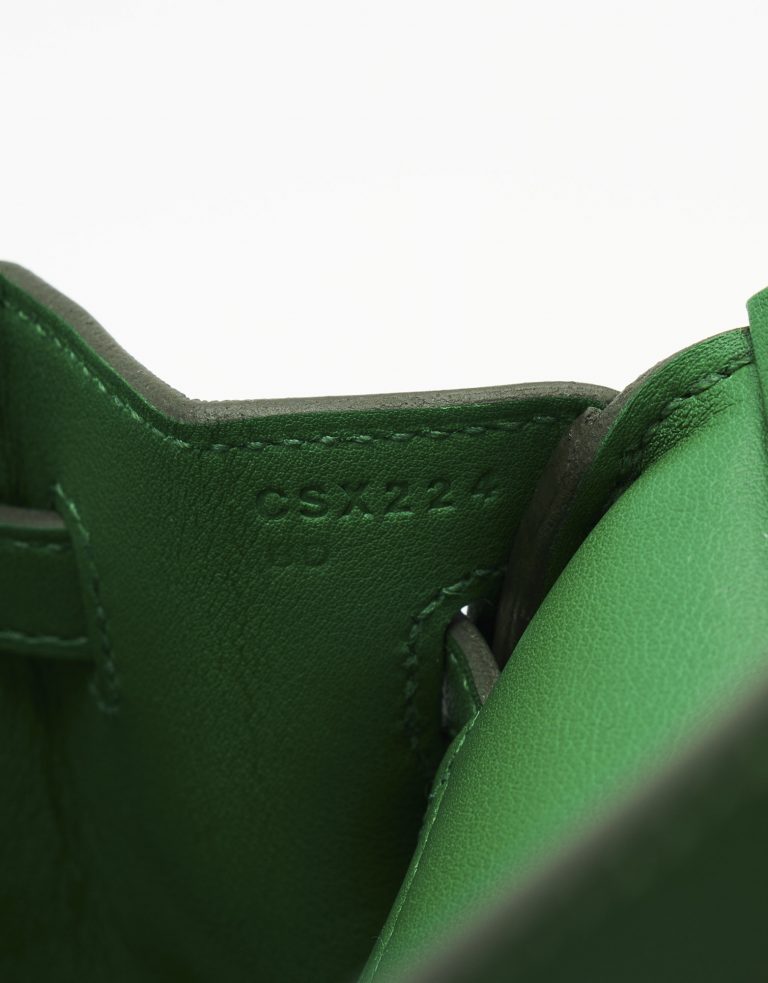 A pre-loved Hermès Birkin 25 Swift Cactus on SACLÀB