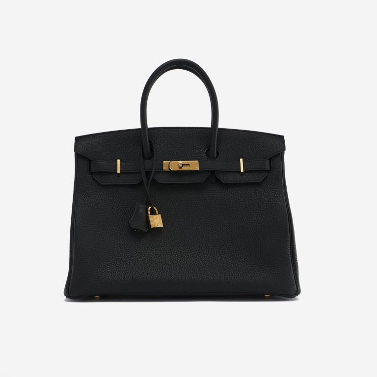 A pre-loved Hermès Birkin 35 Togo Black on SACLÀB