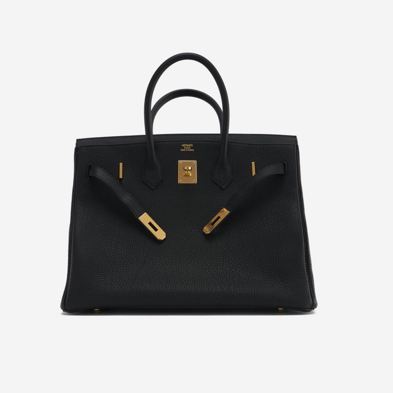 A pre-loved Hermès Birkin 35 Togo Black on SACLÀB