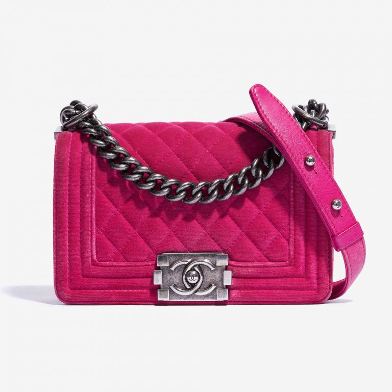 Chanel Boy Small Velvet Pink