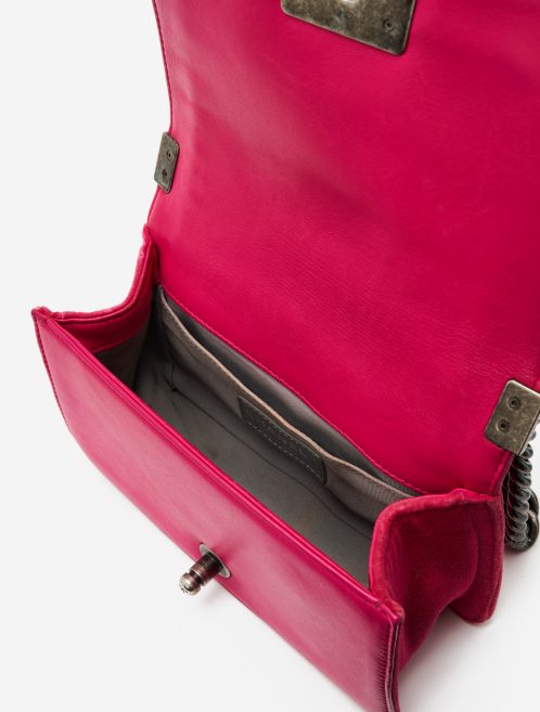 Pre-owned Chanel bag Boy Small Velvet Pink Pink | Sell your designer bag on Saclab.com