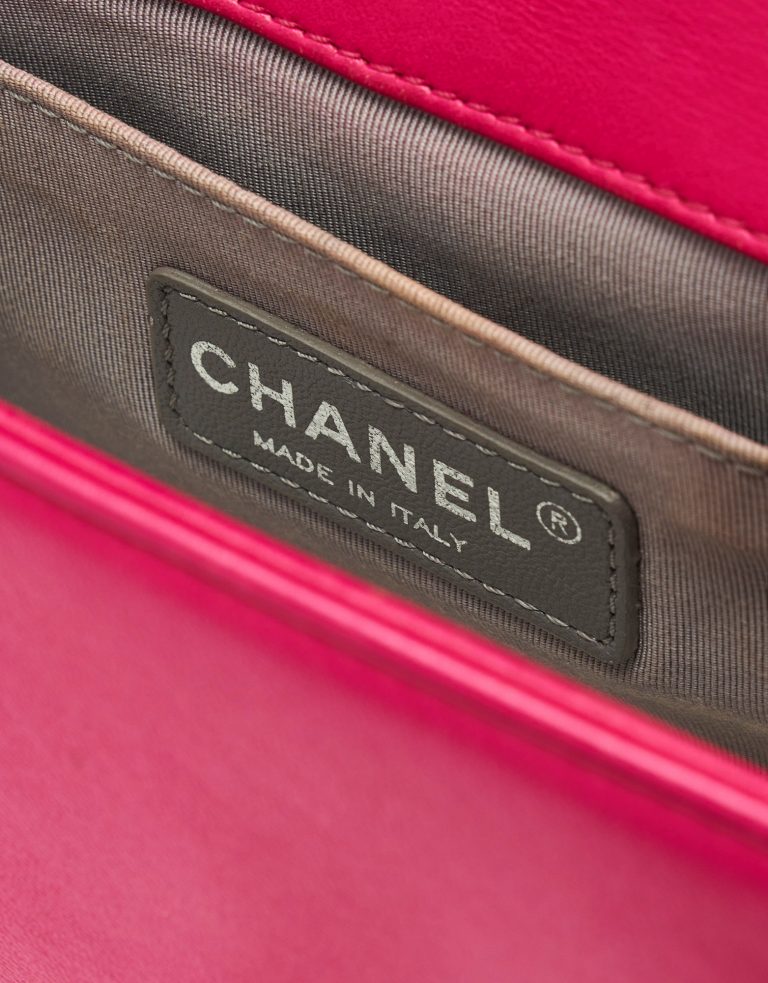 Pre-owned Chanel bag Boy Small Velvet Pink Pink | Sell your designer bag on Saclab.com