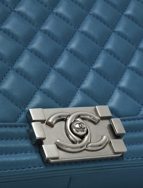 Chanel Boy Medium Lamb Petrol