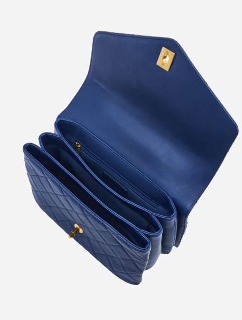 Chanel Handle Medium Lamb Blue