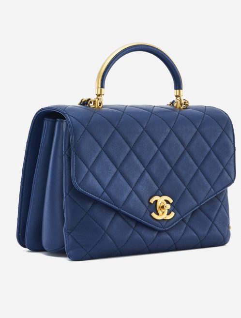 Chanel Handle Medium Lamb Blue