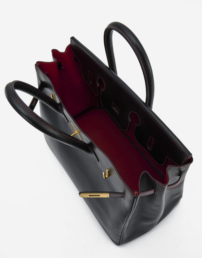 Hermès Birkin 35 Box Black / Rouge H