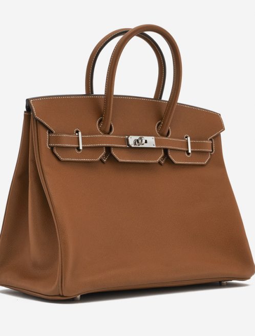 Pre-owned Hermès bag Birkin 35 Epsom Gold Brown, Gold | Sell your designer bag on Saclab.com
