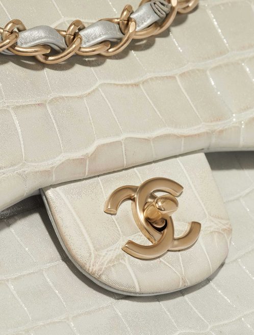 Chanel Timeless Jumbo Alligator Grey