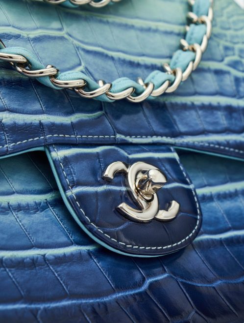 Chanel Timeless Jumbo Alligator Blue