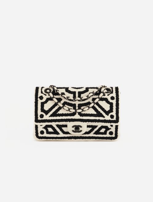 Chanel Timeless Medium Lamb White/Black