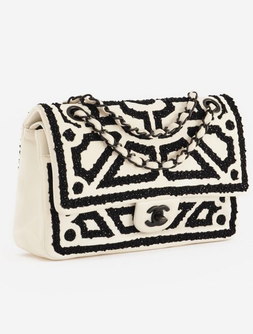 Chanel Timeless Medium Lamb White/Black