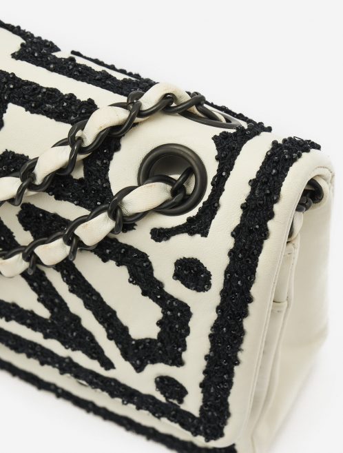 Chanel Timeless Medium Lamb White/Black