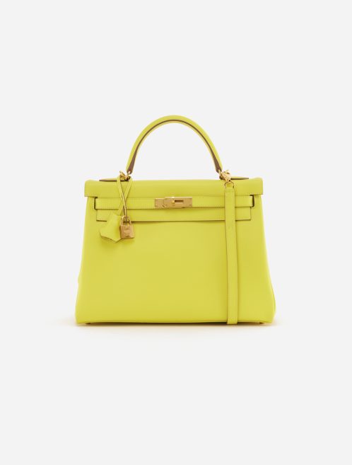 Hermès Kelly 32 Evercolor Lime