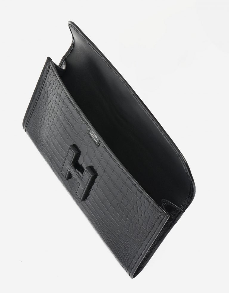 Hermès Jig Elan Crocodile Porosus Black