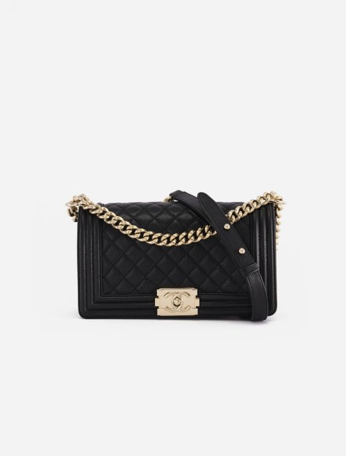Chanel Boy Medium Caviar Black