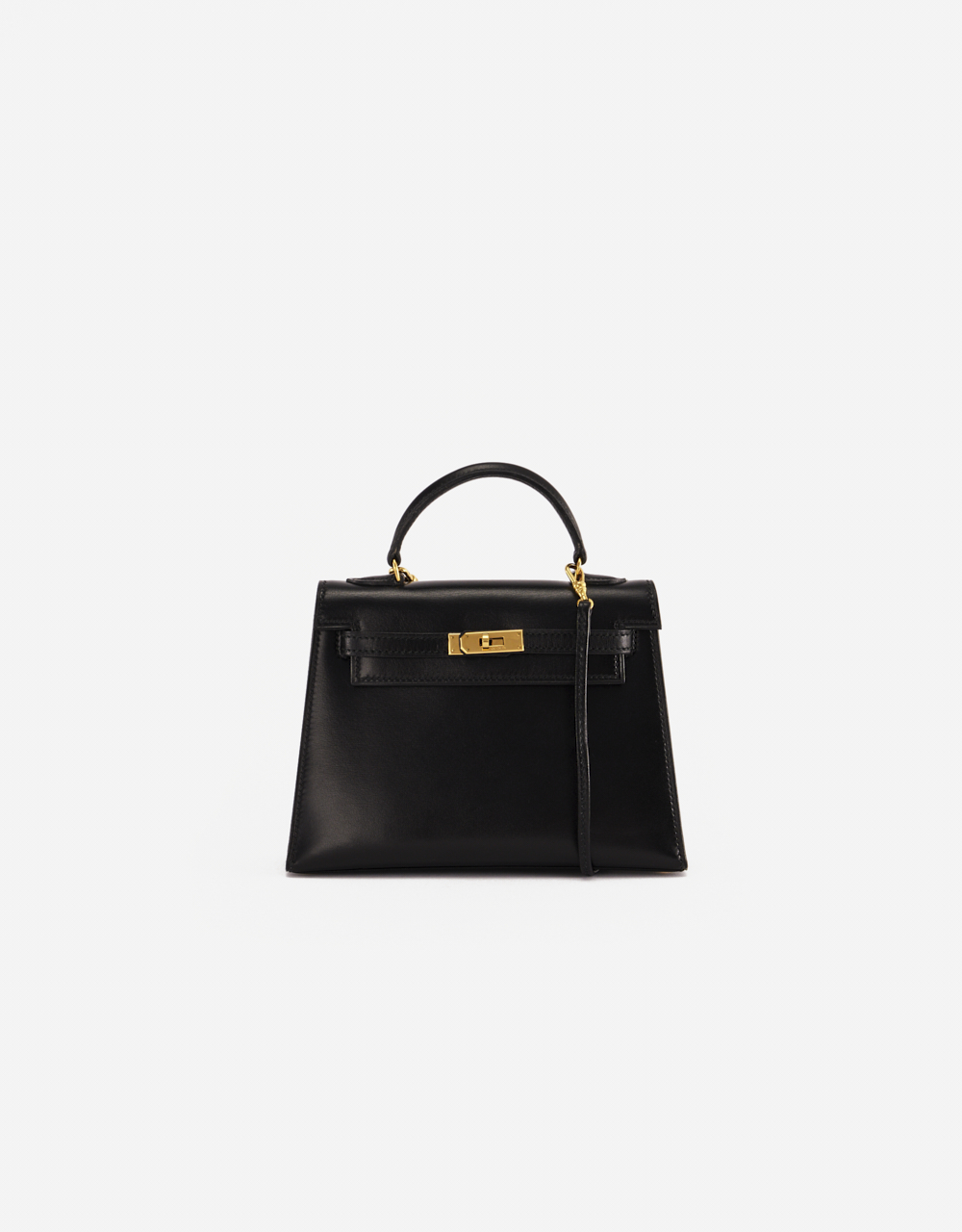 Hermès Kelly 15 Box Black | SACLÀB