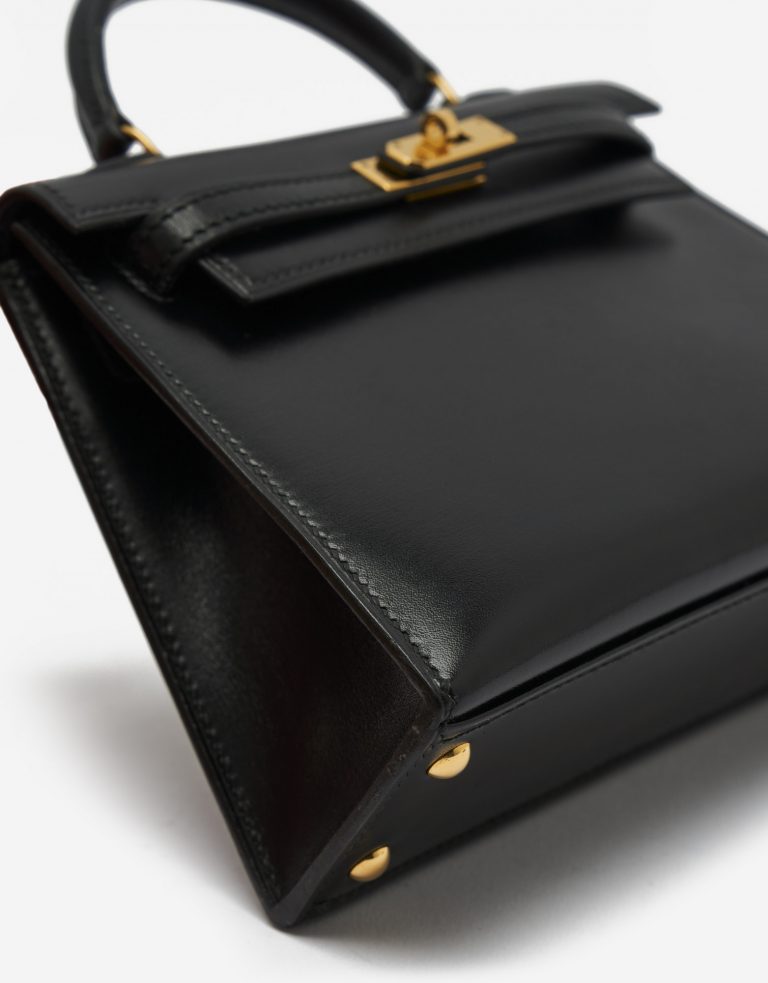 Pre-owned Hermès bag Kelly 15 Box Black Black | Sell your designer bag on Saclab.com