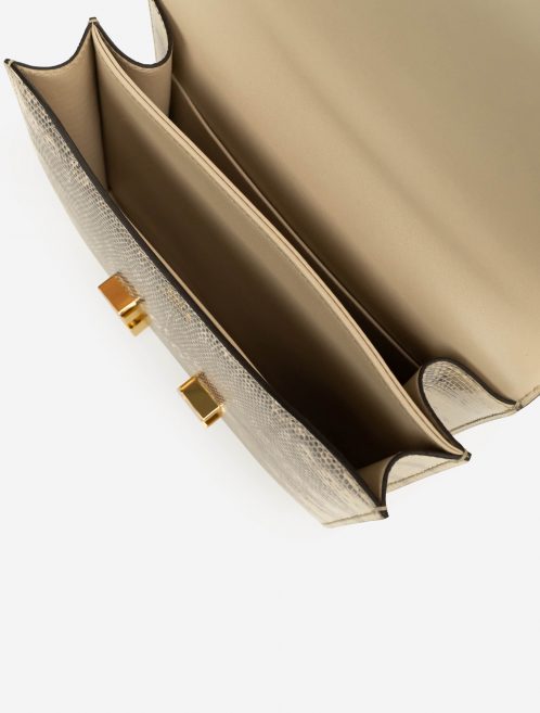 Pre-owned Hermès bag Constance 18 Lizard Ombre Beige | Sell your designer bag on Saclab.com