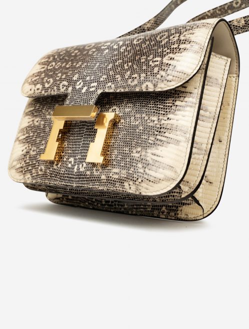 Pre-owned Hermès bag Constance 18 Lizard Ombre Beige | Sell your designer bag on Saclab.com
