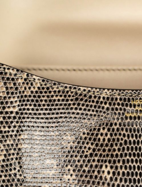 Pre-owned Hermès bag Constance 18 Lizard Ombre Beige | Sell your designer bag on Saclab.com