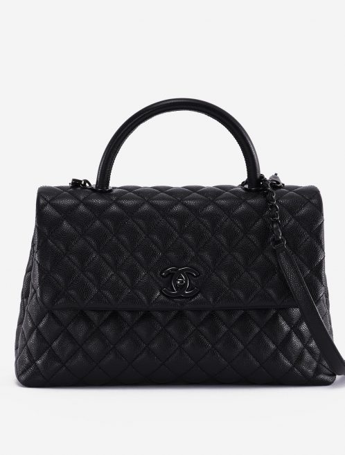Chanel Handle Large Caviar So Black
