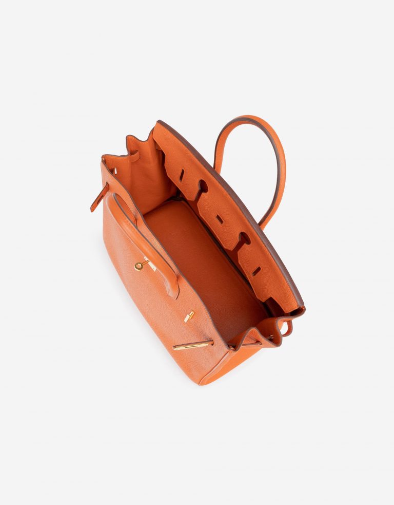 Pre-owned Hermès bag Birkin 35 Togo Orange H Orange | Sell your designer bag on Saclab.com