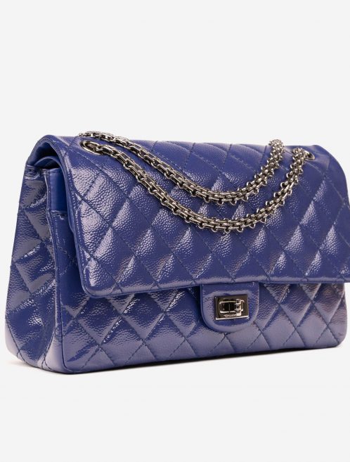 Chanel 2.55 226 Patent Caviar Blue