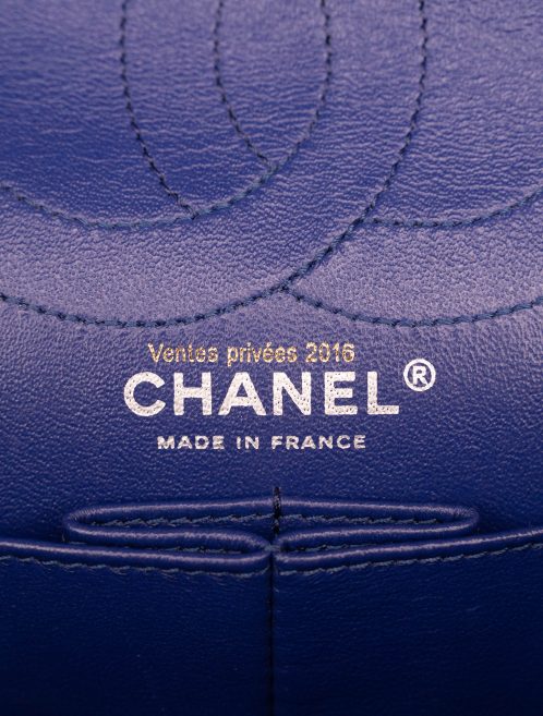 Pre-owned Chanel bag 2.55 226 Patent Caviar Blue Blue | Sell your designer bag on Saclab.com
