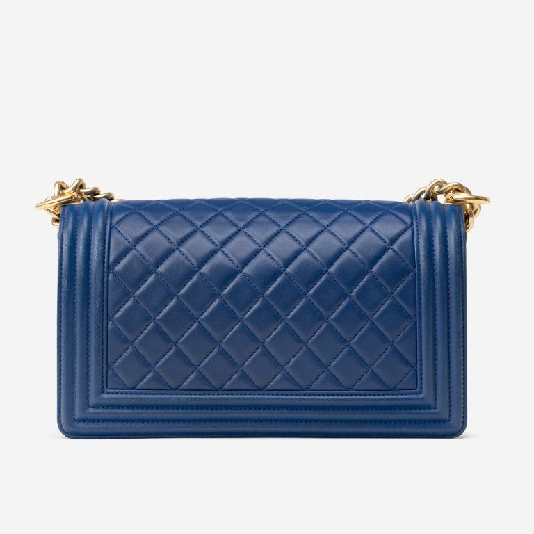 Chanel Boy Medium Lamb Blue