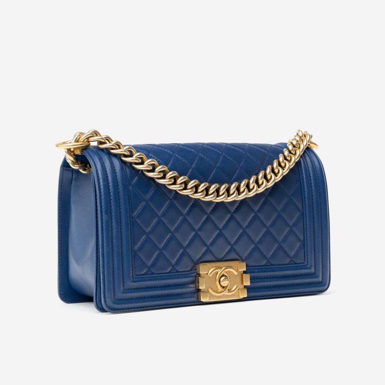 Chanel Boy Medium Lamb Blue