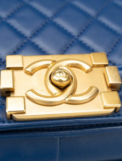 Chanel Boy Medium Lamb Blue