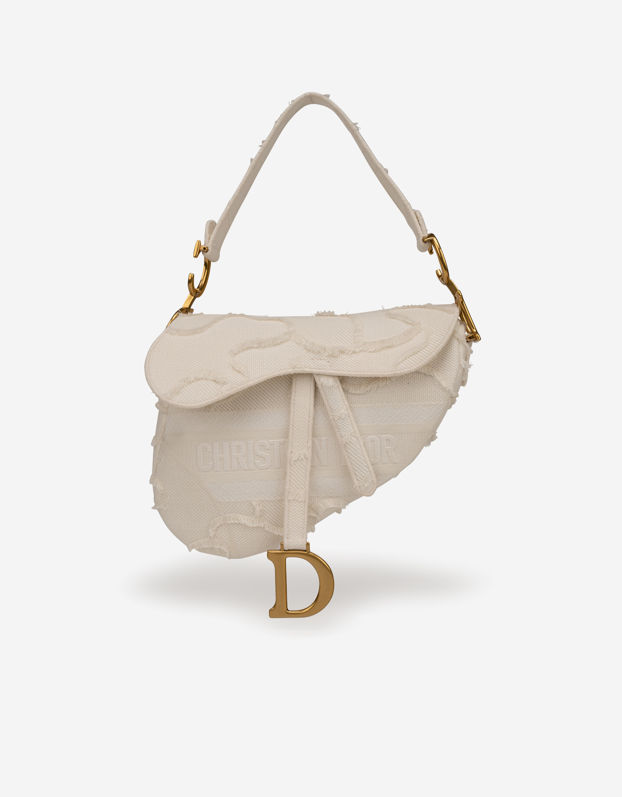 Dior Saddle Medium Camouflage White SACLÀB