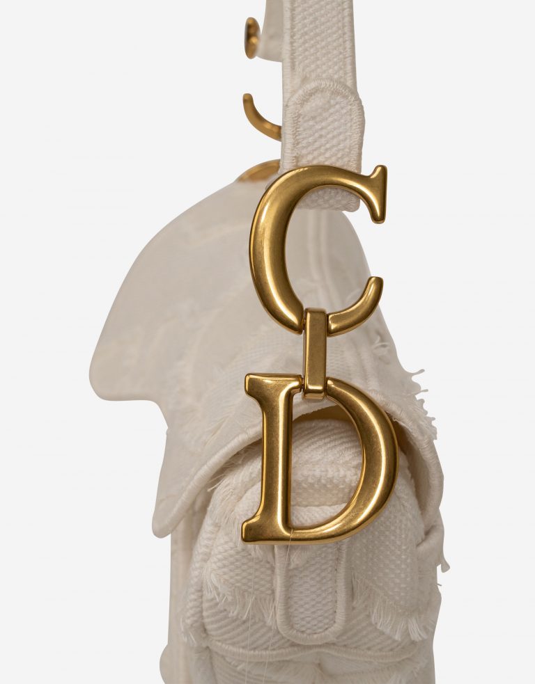 Pre-owned Dior bag Saddle Medium Camouflage White White | Sell your designer bag on Saclab.com