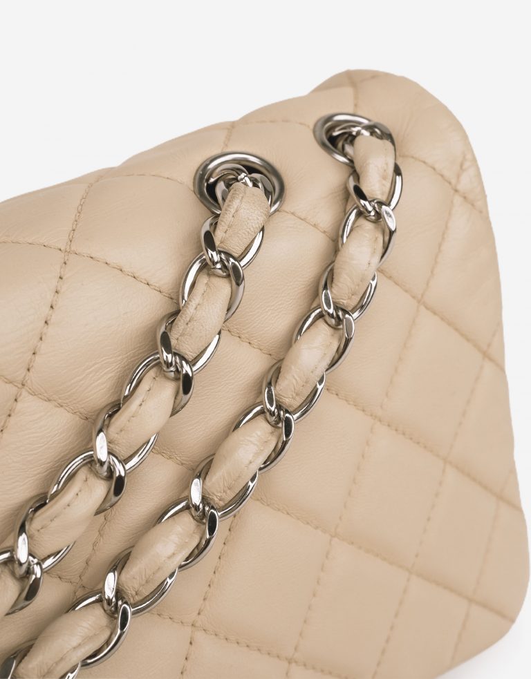 Pre-owned Chanel bag Timeless Jumbo Lamb Beige Beige | Sell your designer bag on Saclab.com