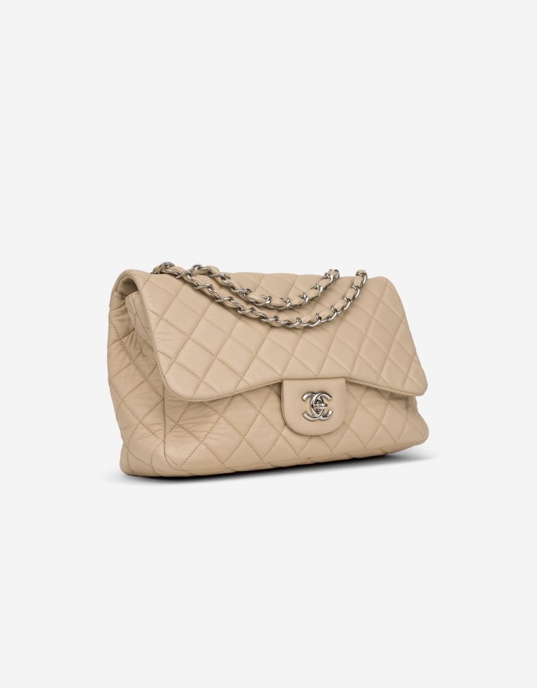 Pre-owned Chanel bag Timeless Jumbo Lamb Beige Beige | Sell your designer bag on Saclab.com