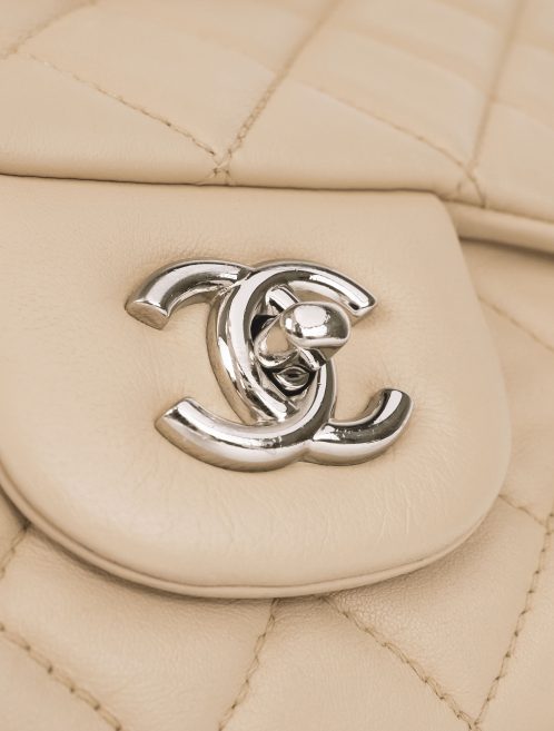 Pre-owned Chanel bag Timeless Jumbo Lamb Beige Beige | Sell your designer bag on Saclab.com