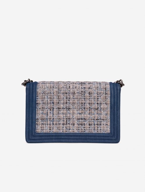Chanel Boy Medium Tweed / Denim Blue