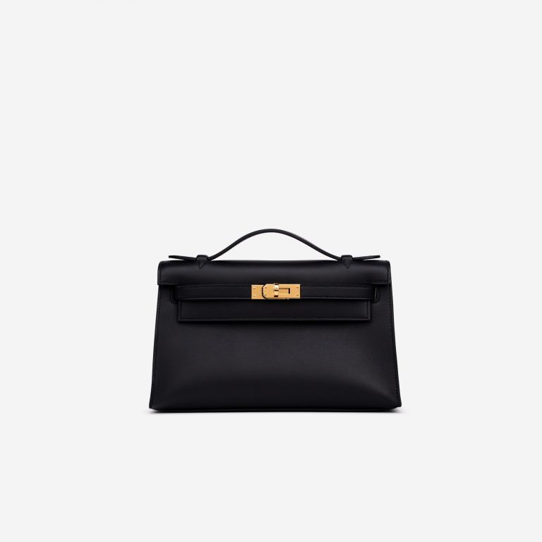 Hermès Kelly Pochette Swift Black